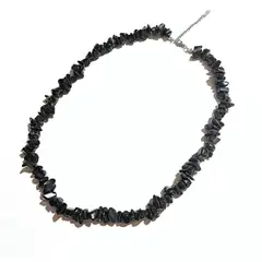 GENERICO - Collar de piedra Rústica Obsidiana