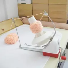 GENERICO - Maquina Ovilladora Jumbo Manual Doble Gancho - Hasta 400gr