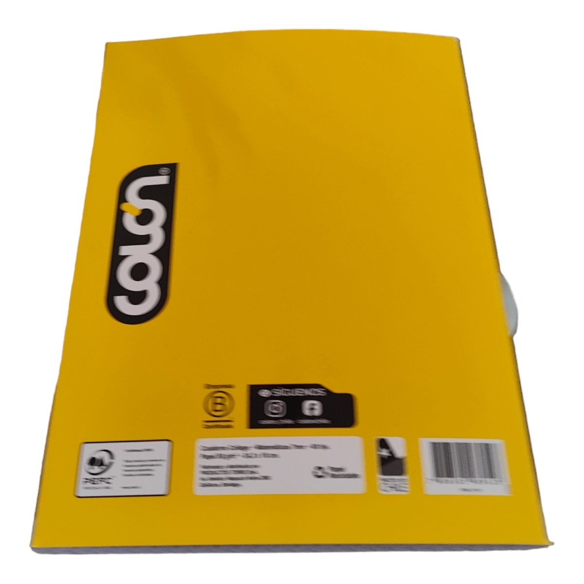 COLON - Cuaderno College 7mm 80 Hjs. Colon Amarillo Unidad.
