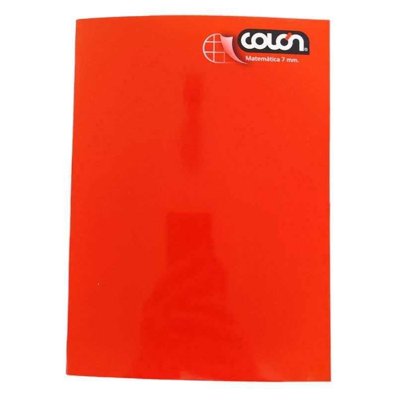 COLON - Cuaderno College 7mm 80 Hjs. Colon Rojo Unidad