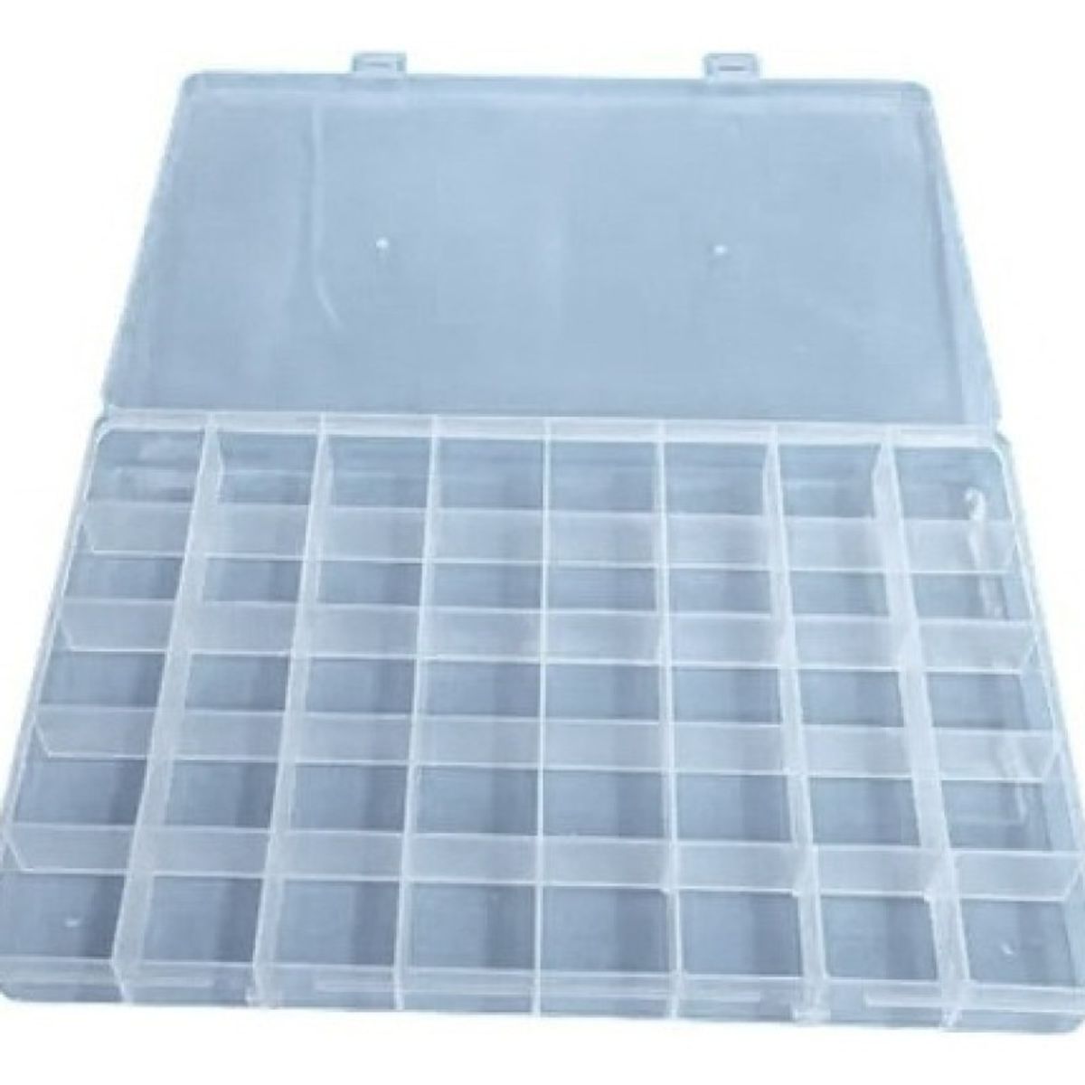 GENERICO - Caja Organizadora Transparente 40 Espacios Hama Mostacillas