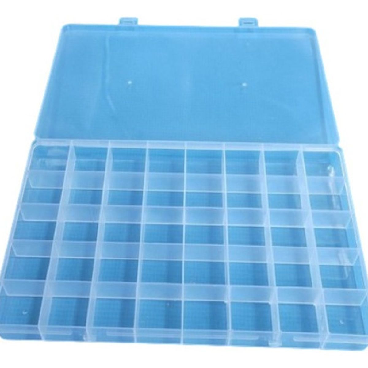 GENERICO - Caja Organizadora Transparente 40 Espacios Hama Mostacillas