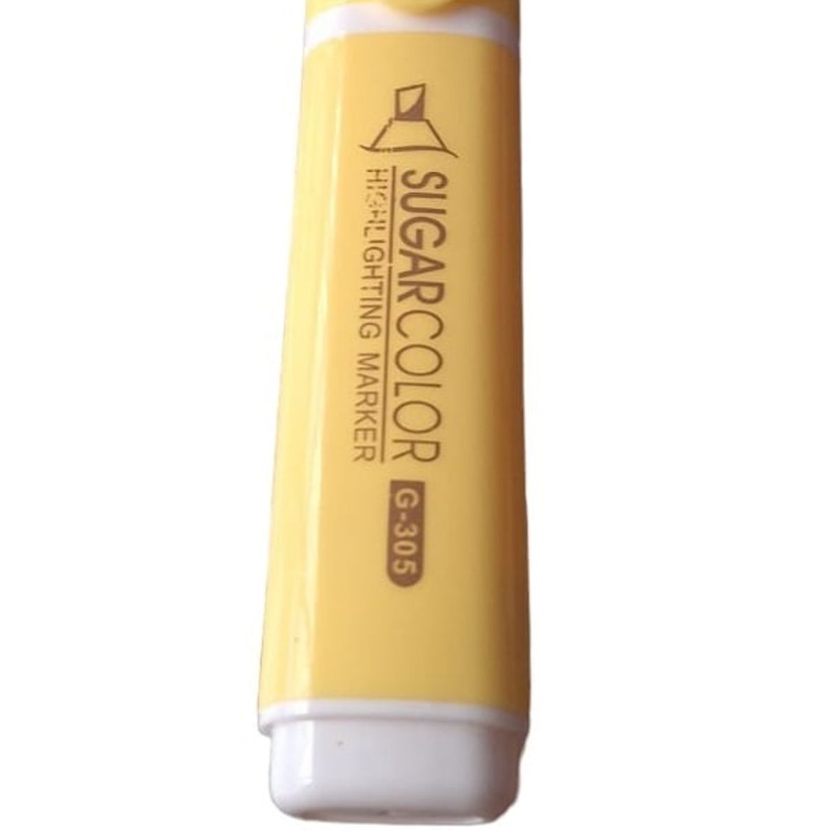 GENERICO - Destacador Amarillo Pastel Punta Biselada