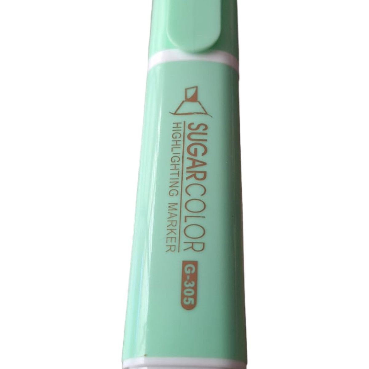 GENERICO - Destacador Verde Pastel Punta Biselada