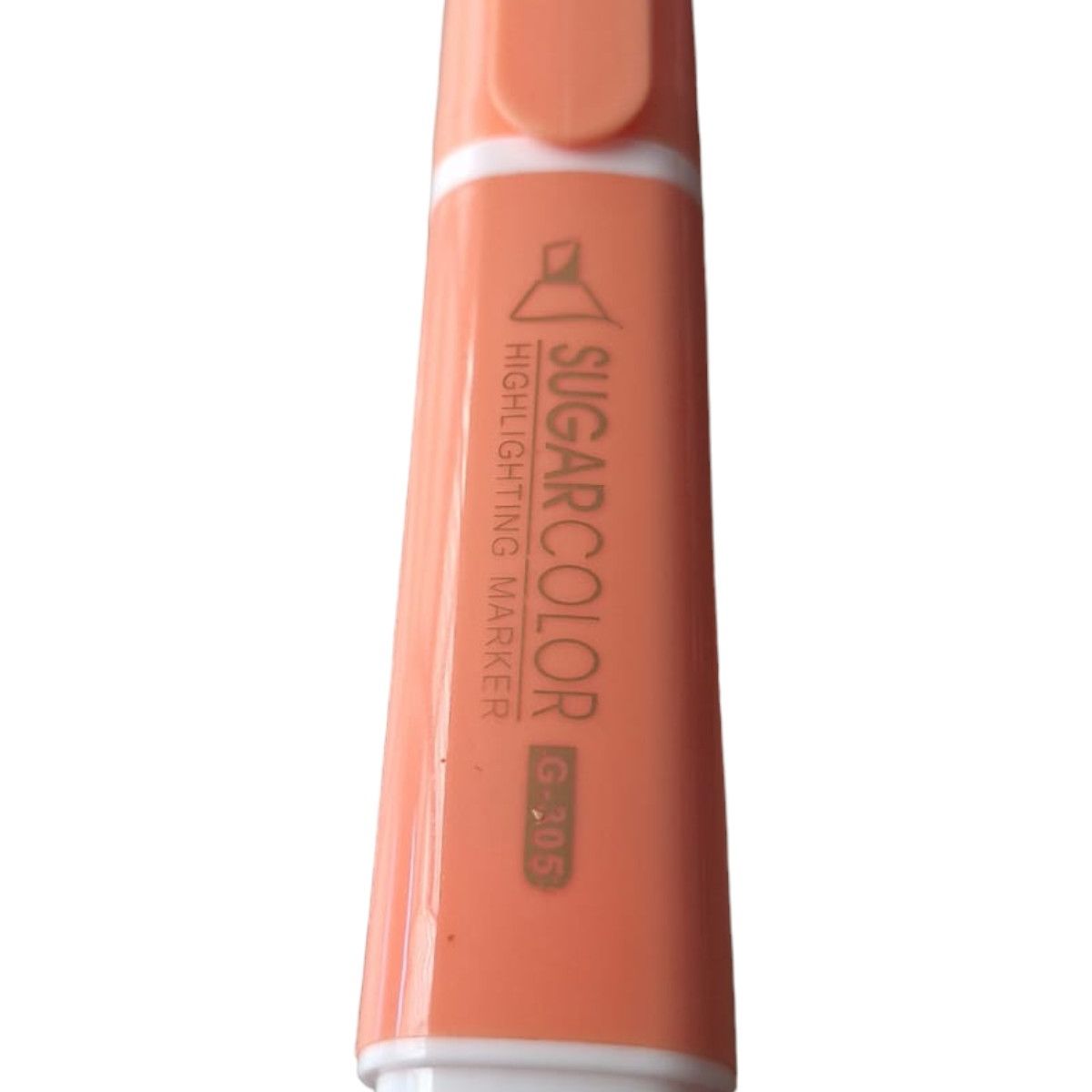 GENERICO - Destacador Rojo Pastel Punta Biselada