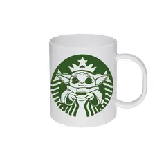 ORCA - Tazón Mug CAFÉ LOVER BABY YODA COFFEE STAR  Natural