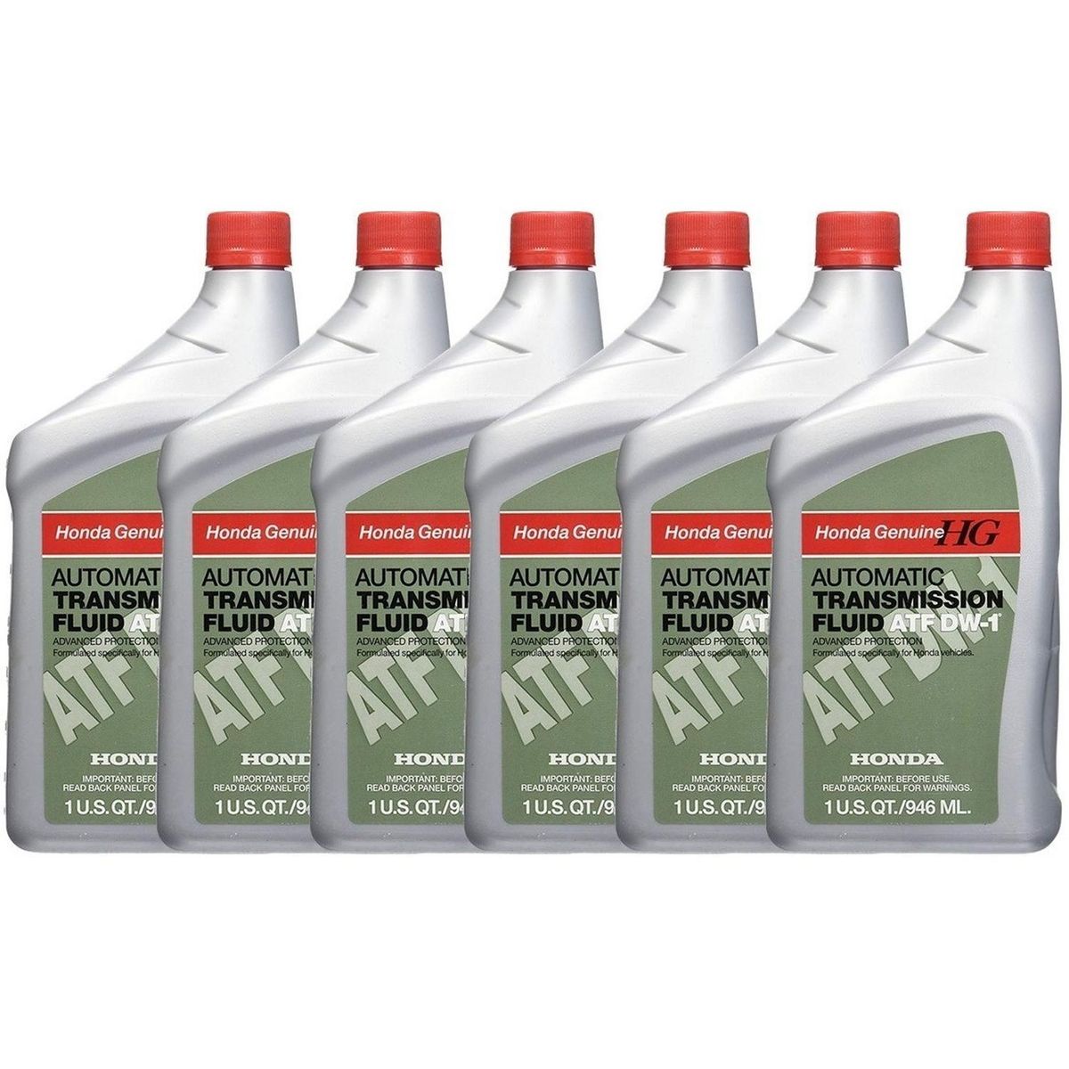 HONDA - Pack X6 Aceite Transmisión Automática Honda Original Atf Dw1