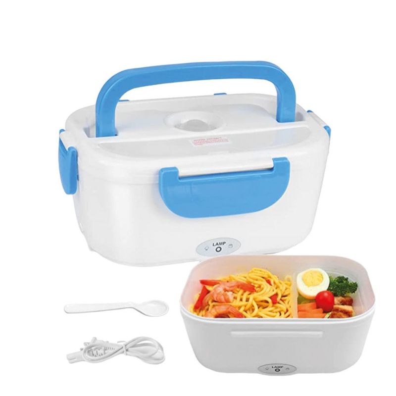 NEW LINE - Lonchera Calentadora Electrica Hot Lunch 220v 2 En 1 Azul