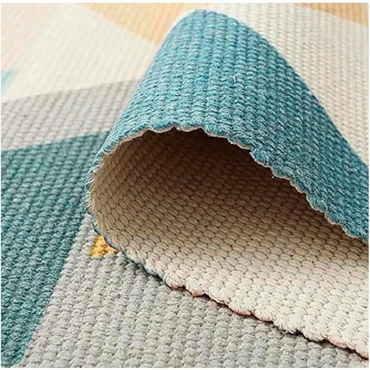 GENERICO - Bajada de cama Kilim de estilo etnico 60x90 cm 01.