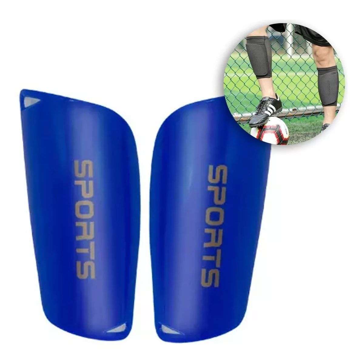 GENERICO - Canillera Espinillera Fútbol Hockey Protectoras Niño Large