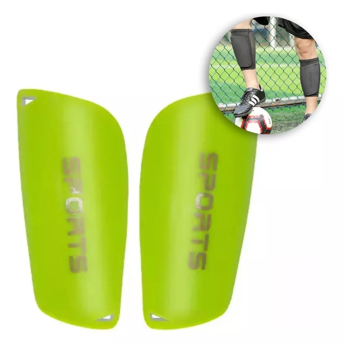 GENERICO - Canillera Espinillera Fútbol Hockey Protectoras Niño Mediano