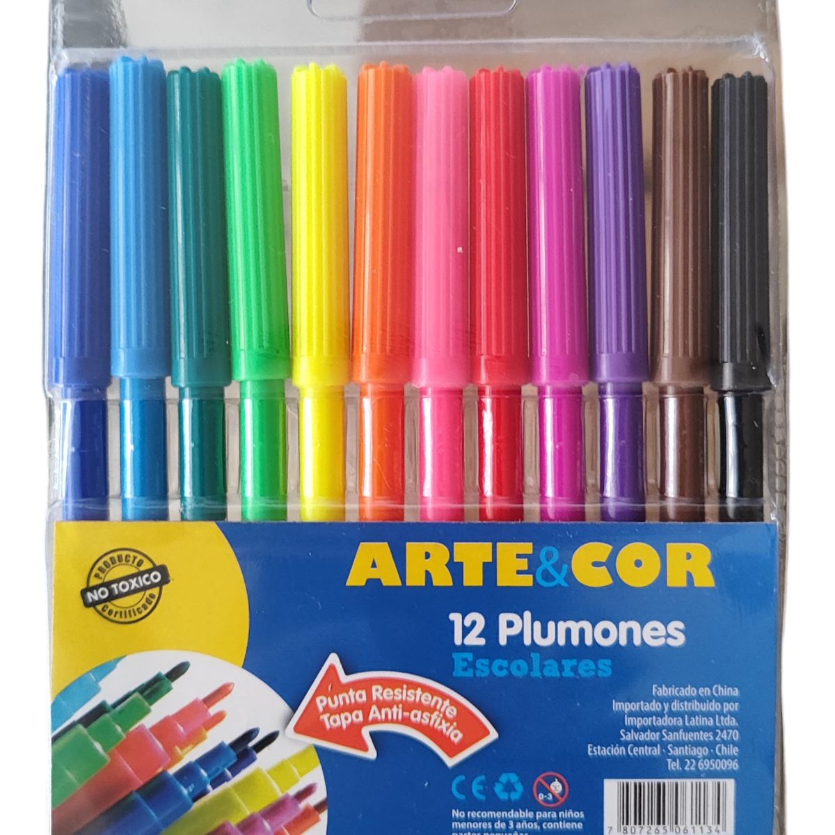 GENERICO - Lapiz Scripto Caja 12 Colores Artecor