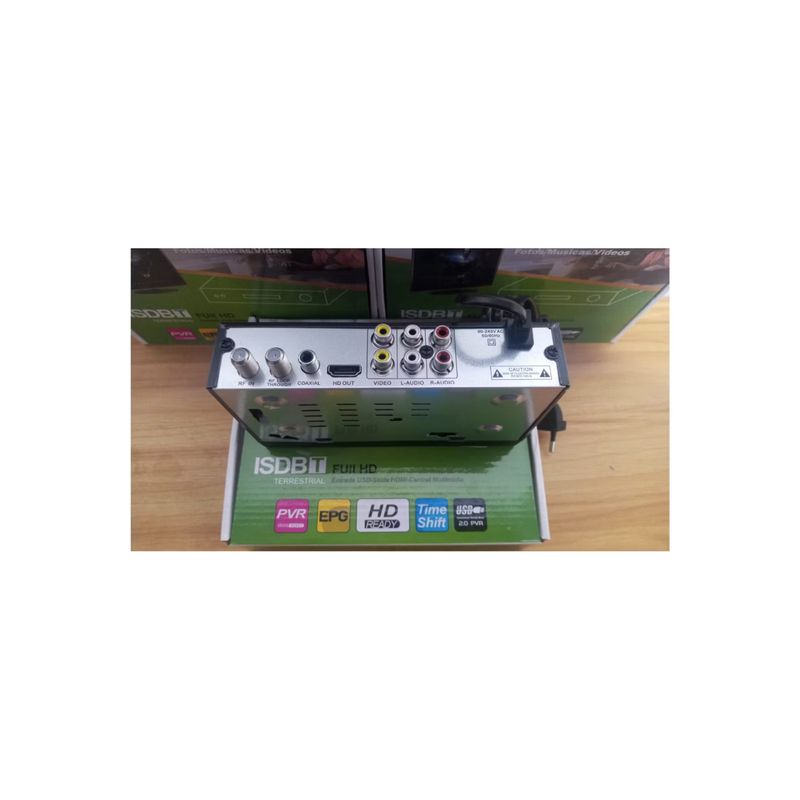 GENERICO - Sintonizador Tv Digital Hd ISDBT Para Televisores Antiguos