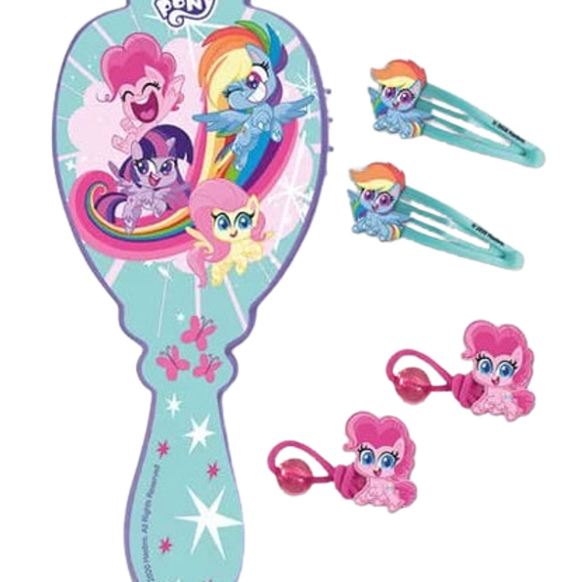 MY LITTLE PONY - SET CEPILLO Y PINCHES MY LITTLE PONY ACCESORIOS CABELLO