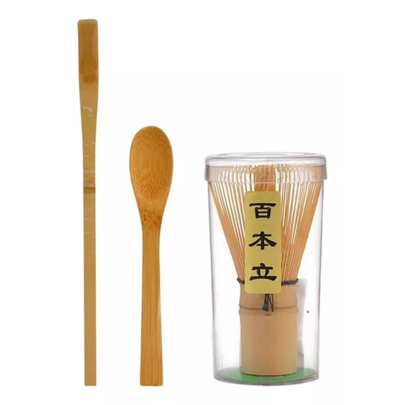 KUANGYE - Batidor  Revolvedor De Bambú Para Te Matcha Juego De Matcha