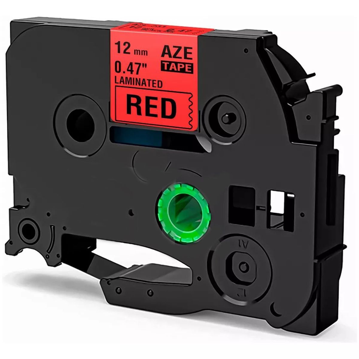 KUANGYE - Cinta Tze-431 Alternativa 12mmx8m Roja Letras Negras