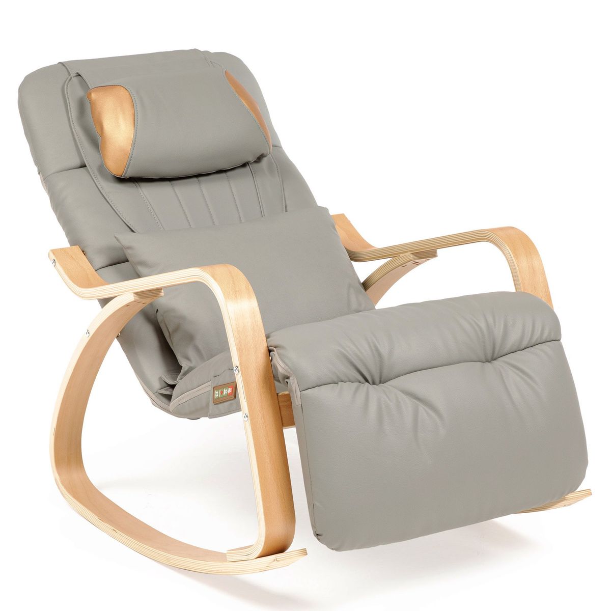 RELAN - Silla Masajeadora Relan Grey Mecedora Con Vibración y Calor