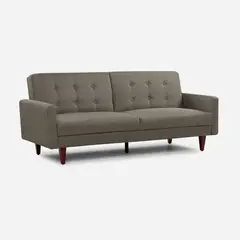 ROSEN - Futón Violet 3 Cuerpos Tela Taupe
