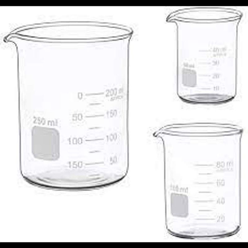 DIVINA - Vaso precipitado de vídrio graduado de 150 ml