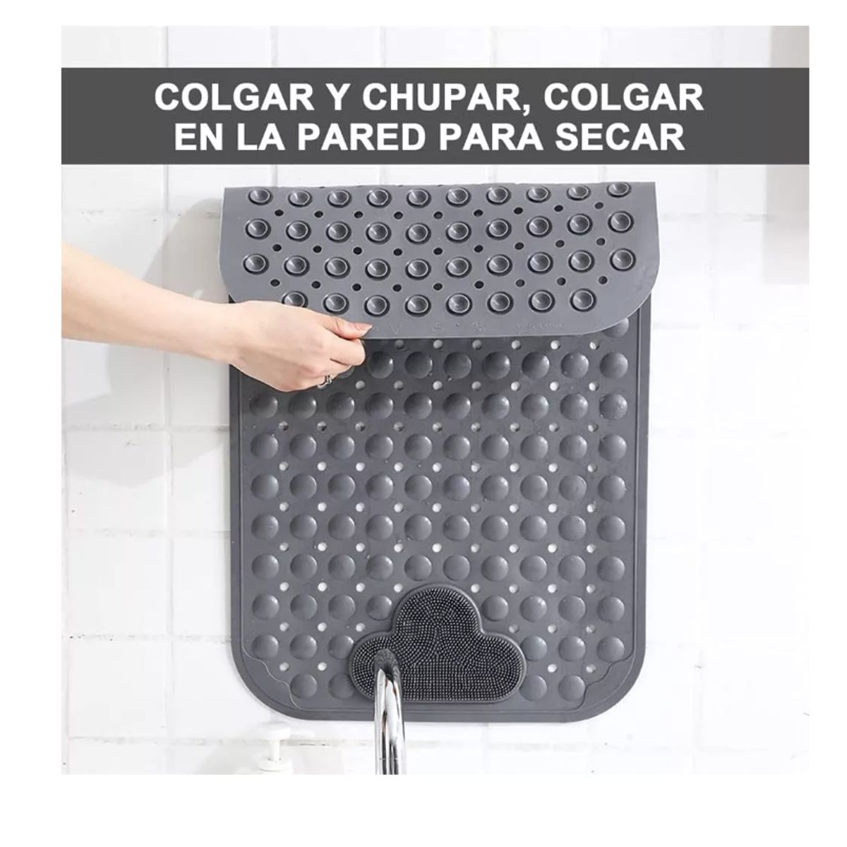 GENERICO - Piso De Goma Antideslizante Tina Ducha Alfombra Bañera
