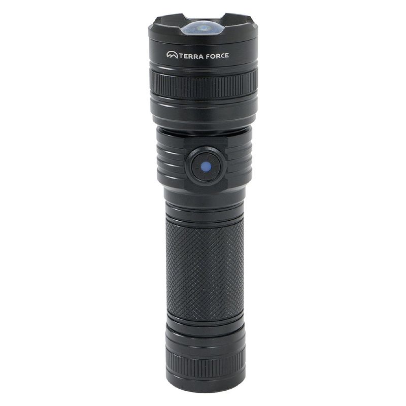 TERRA FORCE - LINTERNA DE MANO 400 LUMENS RECARGABLE