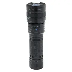 TERRA FORCE - LINTERNA DE MANO 400 LUMENS RECARGABLE
