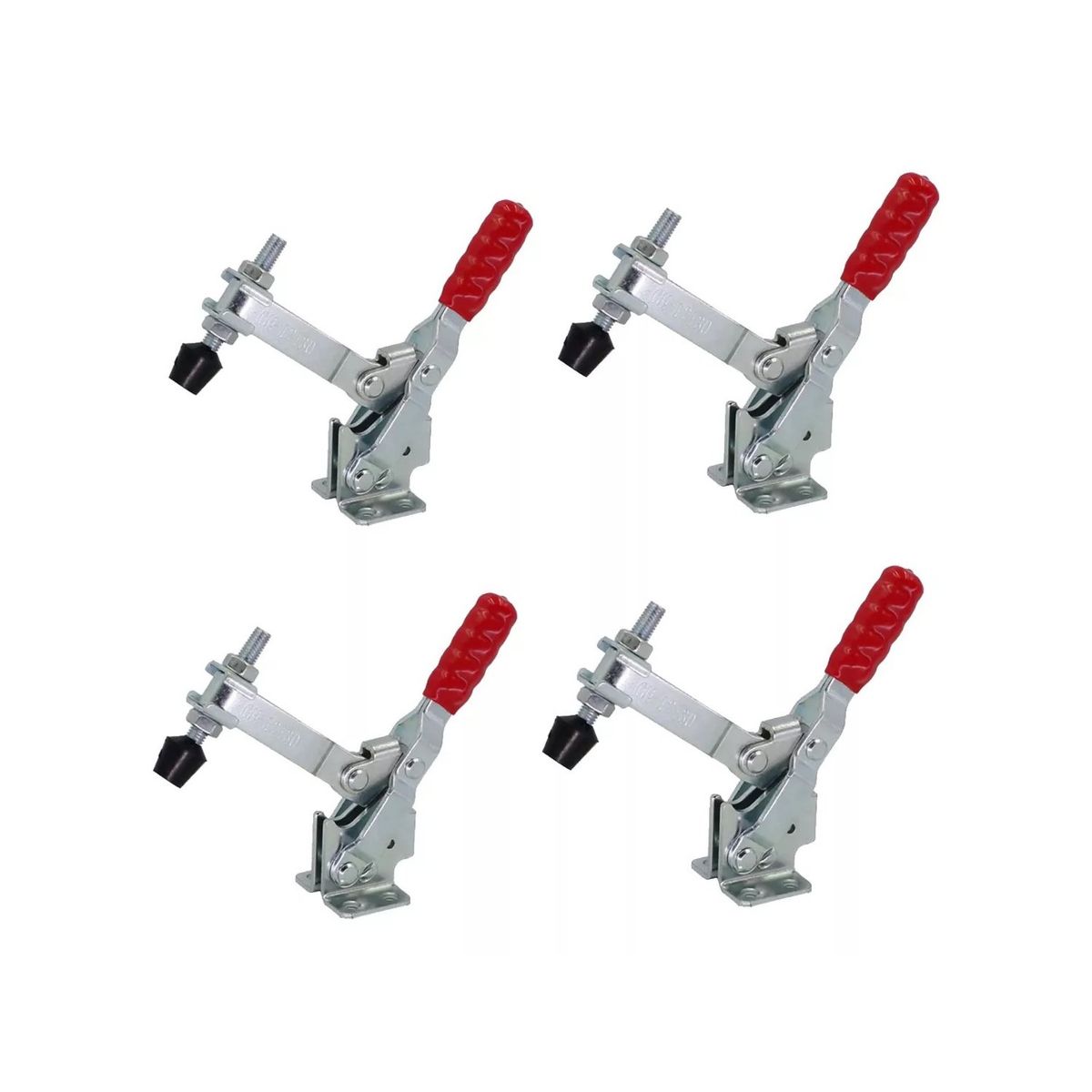 GENERICO - Pack 4 Clamp Presión Vertical Gh-12130 227kg Tirador Rápido
