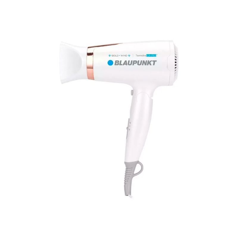 BLAUPUNKT - Secador Cabello Pelo Blaupunkt Gold Wind Plegable De Viaje