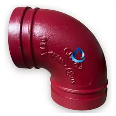 GENERICO - Codo Ranurado 2 Pulgadas Ul/fm Red Contra Incendios