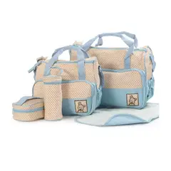 GENERICO - Bolso Maternal 5 Piezas Mudador