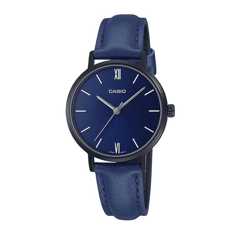 CASIO - Reloj CASIO LTP-VT02BL-2AUDF Acero Mujer Negro