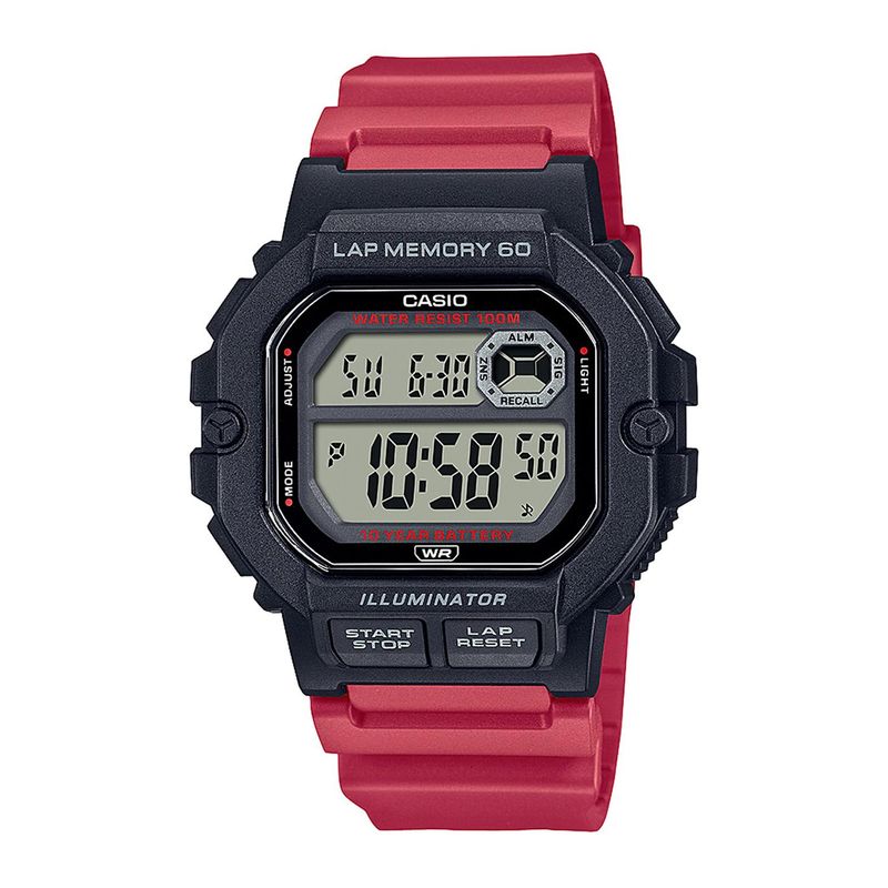 CASIO - Reloj CASIO WS-1400H-4AVDF Resina Hombre Negro