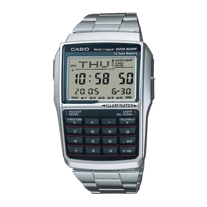 CASIO - Reloj CASIO DBC-32D-1ADF Resina Hombre Plateado
