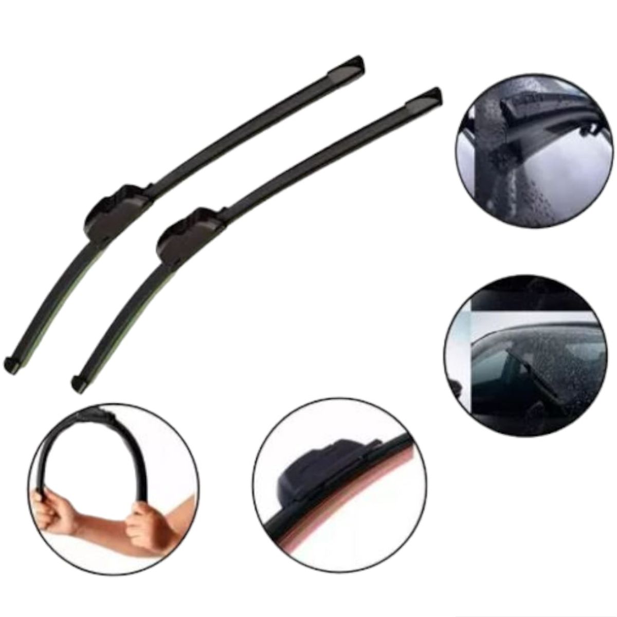 GENERICO - Plumillas Delanteras Ford Ecosport Del 2013 Al 2017