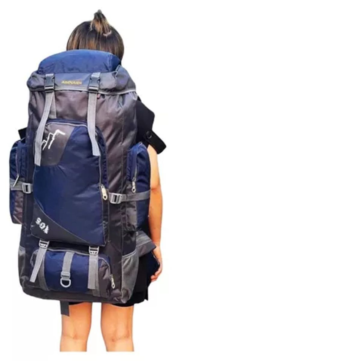 GENERICO - Mochila Bolso Impermeable Camping Trekking Y Viajes D 90ltrs