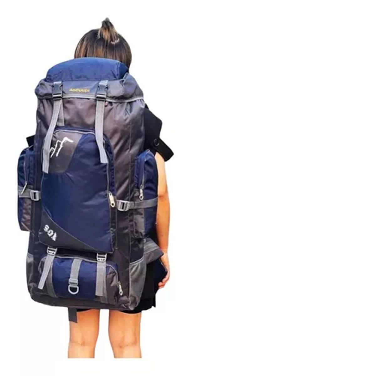 GENERICO - Mochila Bolso Impermeable Camping Trekking Y Viajes D 90ltrs