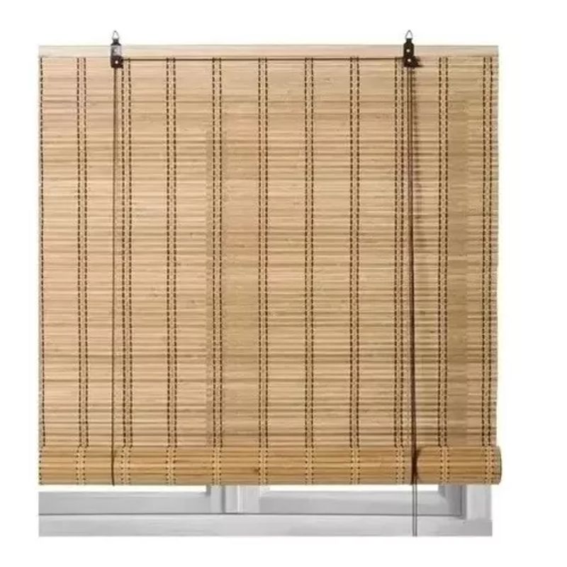 GENERICO - Cortina Persiana Roller Enrollable De Bambu 60x150 Cm