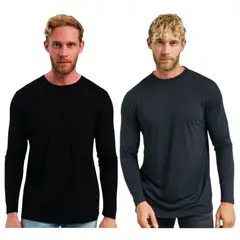 UTILISIMO - Pack 6 Camisetas Hombre Manga Larga Primera Capa Polar