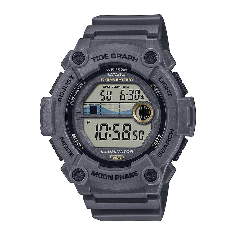 CASIO - Reloj CASIO WS-1300H-8AVDF Resina Hombre Gris