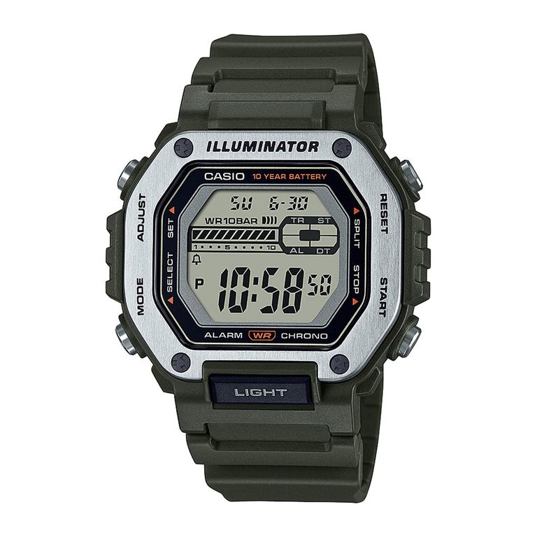 Reloj Hombre MWD-110H-3AVDF Plateado TALLA UNICA