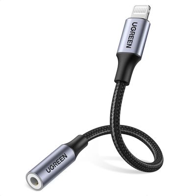 Ugreen Adaptador De Audio Lightning A Jack 35Mm Estéreo