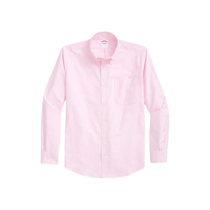 BROOKS BROTHERS - Camisa Original Polo Button-Down Striped Rosa BROOKS BROTHERS
