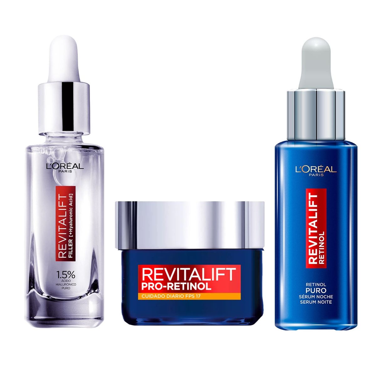 REVITALIFT - Rutina Revitalif Serum Dia y Noche Retinol + Crema Dia FTS