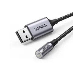 UGREEN - Tarjeta de Audio Externo USB-A con Conector Jack 35mm