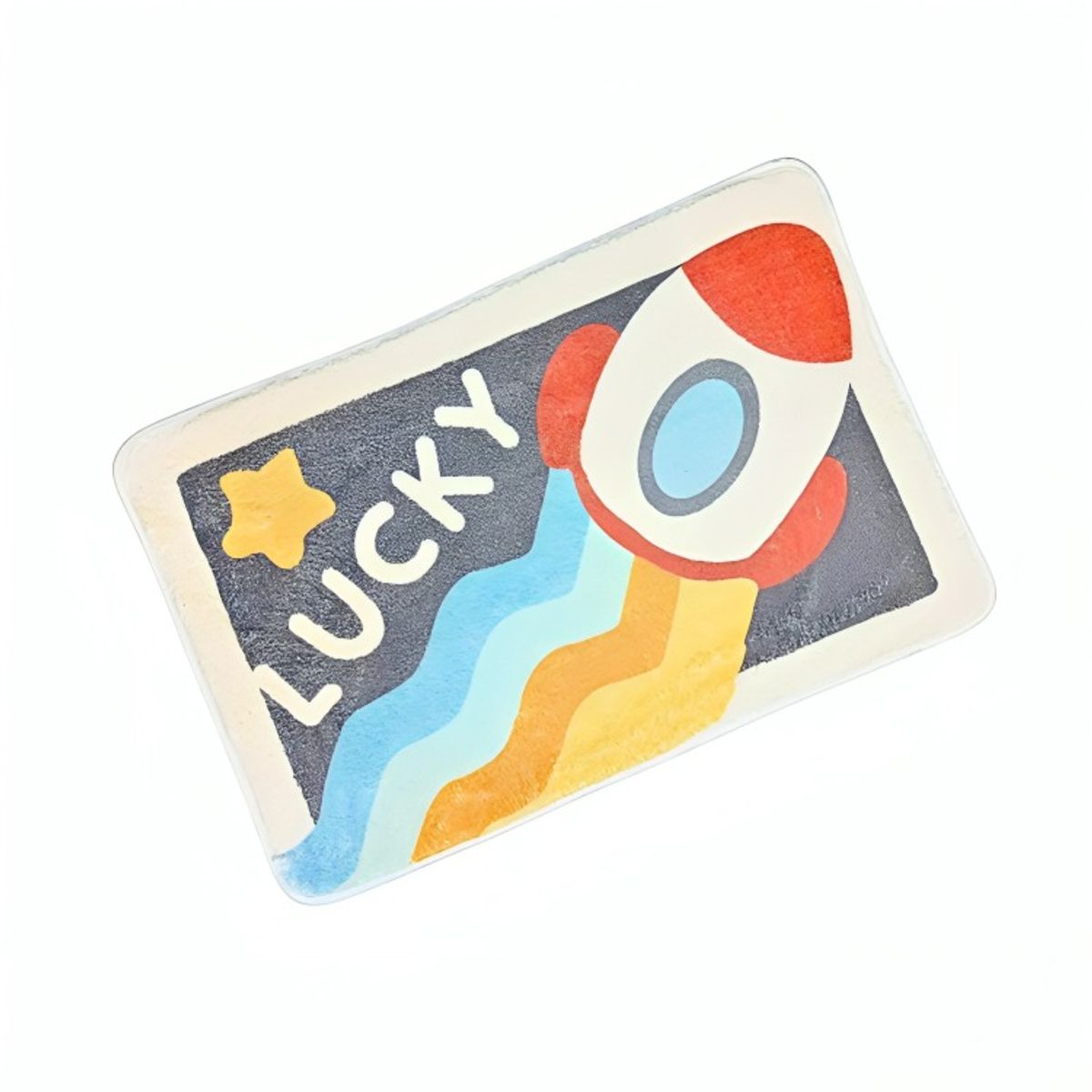 OEM - Alfombra Baño Rectangular Cohete