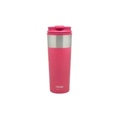 KEEP TITANIO - Mug Térmico Metálico 450 Ml Rosa