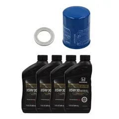 HONDA - Pack Filtro Aceite + Golilla + 4 Aceites 5w30 Original