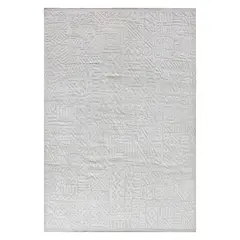 CONSORCIO PERSA - Alfombra Persa Clásica de Lana tonos neutros, Karachi 3.70 x 2.80 mts.