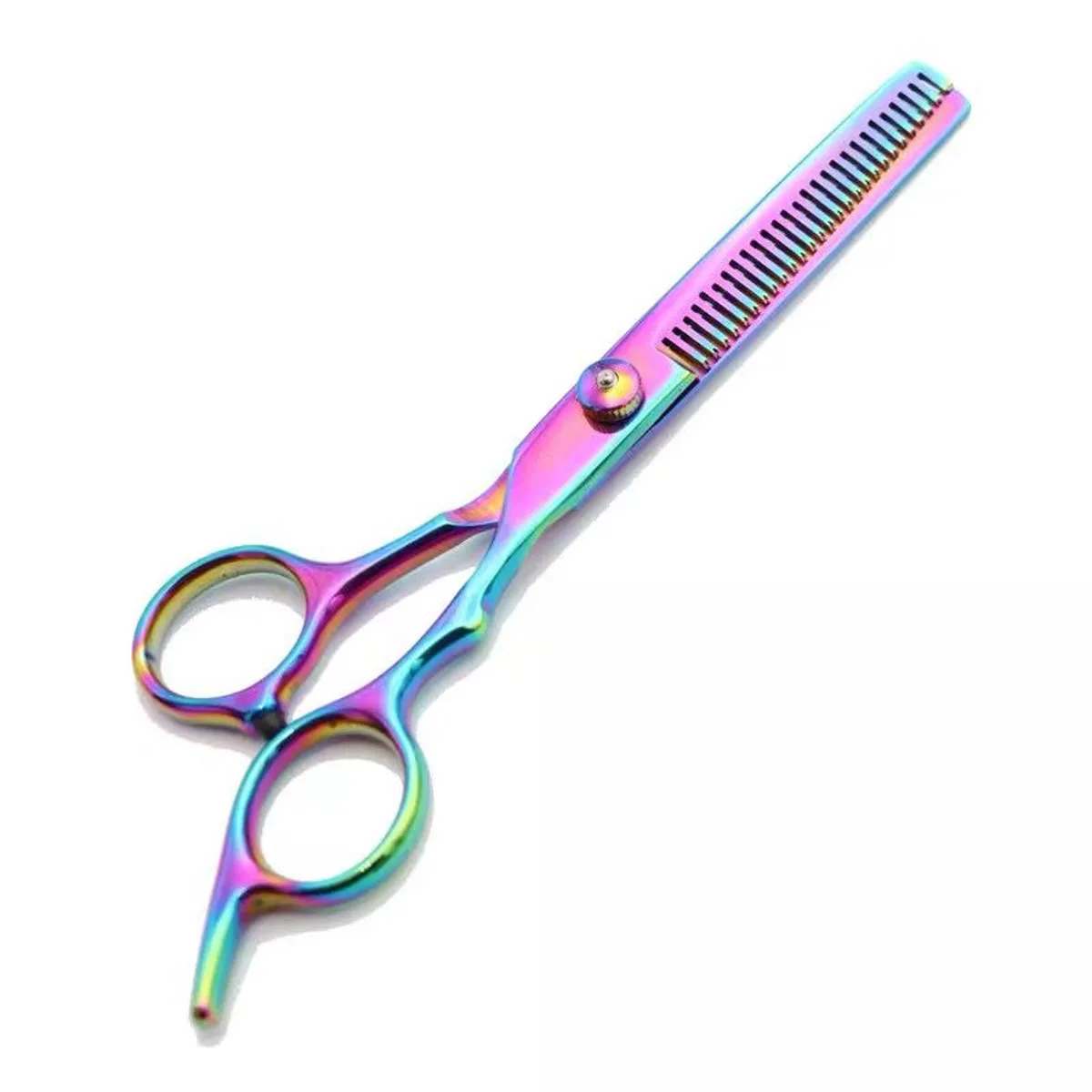GENERICO - Tijera De Corte Pelo Profesional Entresacadora Tornasol