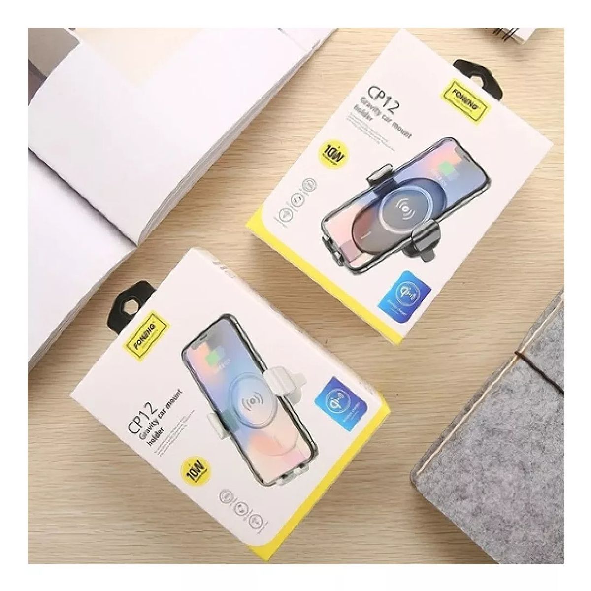 GENERICO - Soporte Celular De Auto Cargador Inalámbrico 10w Magsafe